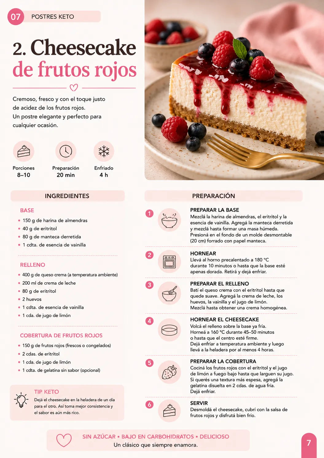 Postres Keto