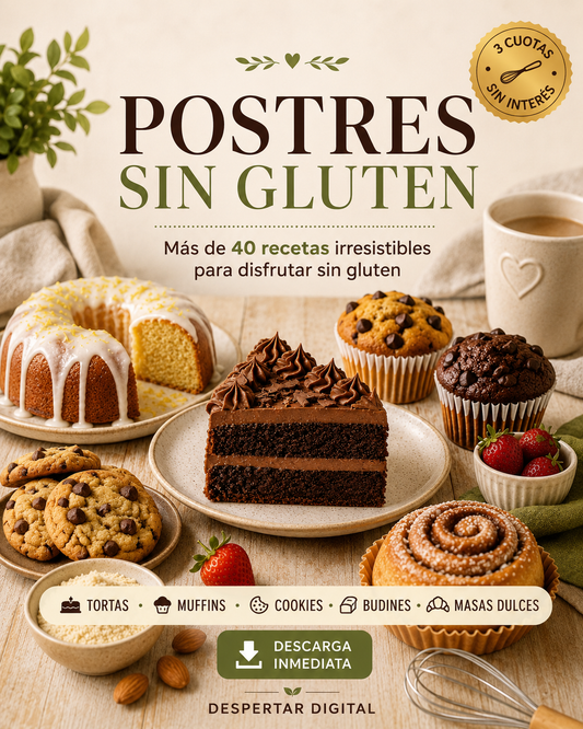 Pack Panadería + Postres Sin Gluten
